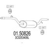 MTS 01.50826 Middle Silencer